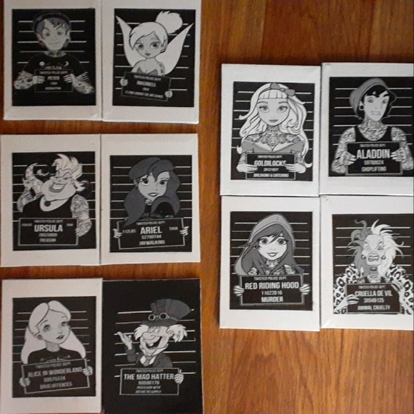 DISNEY characters mug shot canvas Prints. !!!ATTENTION!!!Read details below!!! - Picture 1 of 16